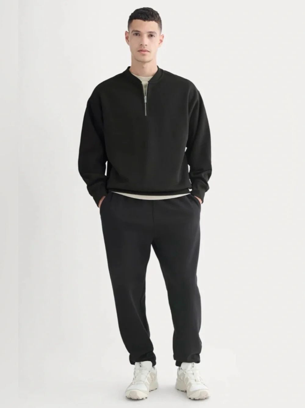 New Everlane Men's LUXE FLEECE JOGGER Black Size M
